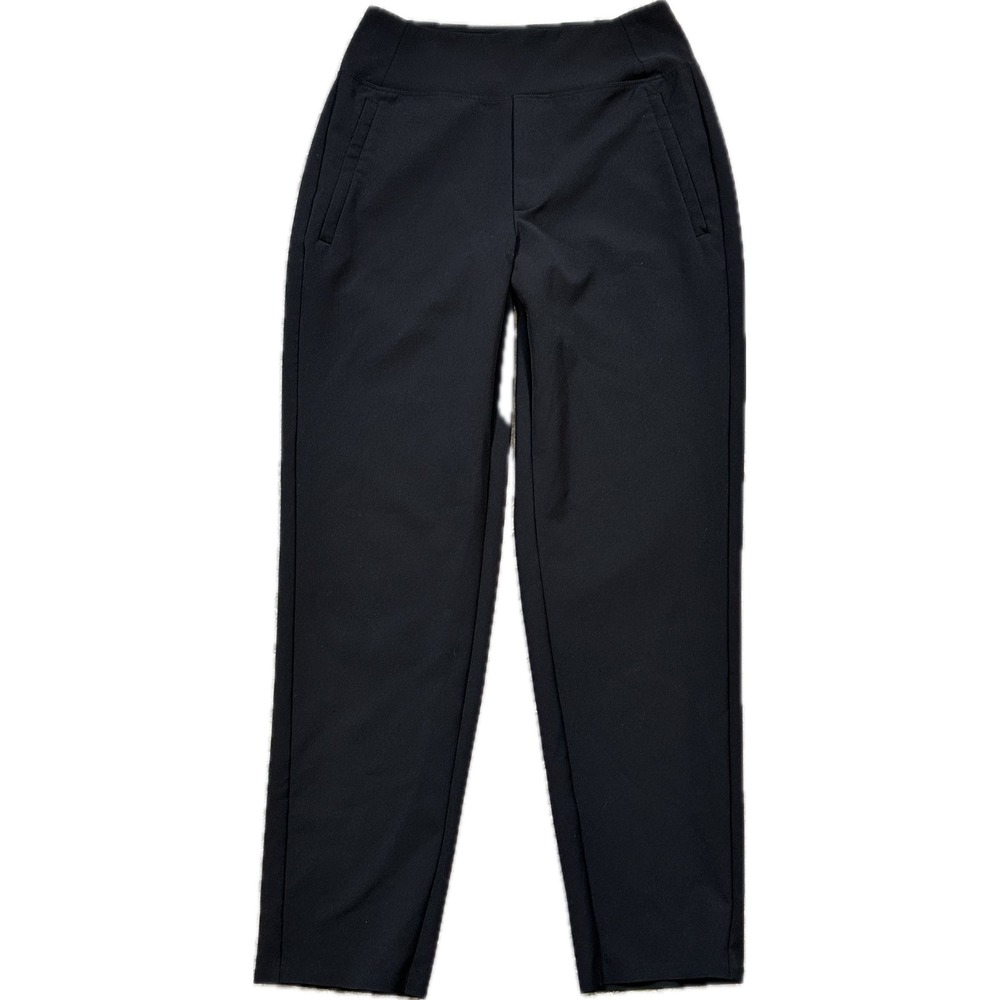 Athleta Endless High Rise Pant Size 0 Black Stretch 533636